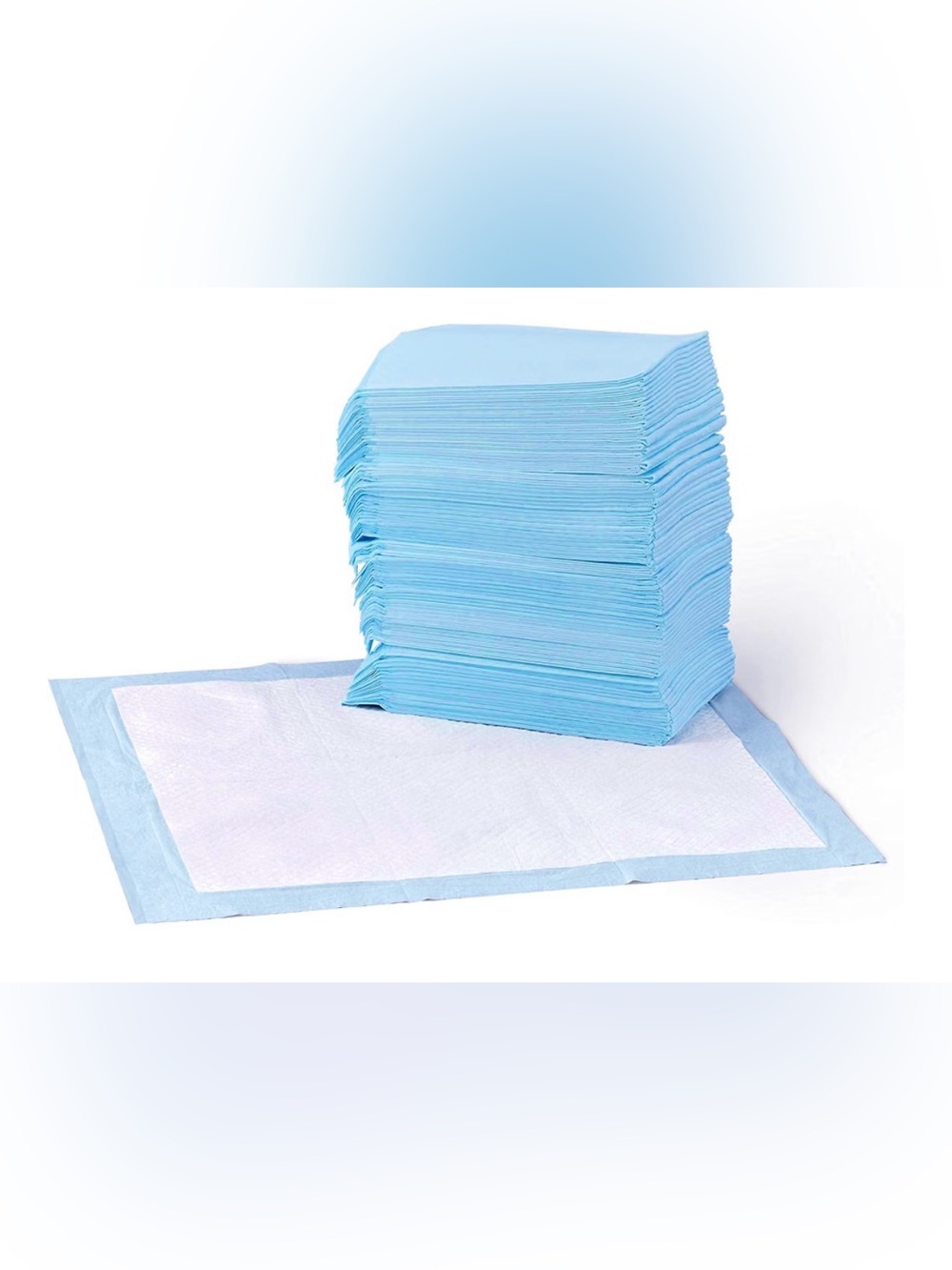 Disposable Underpads - Light Blue Stack